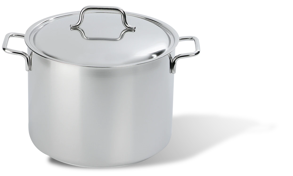 Garnek ze stali Silvinox 5L z pokrywką, Demeyere Apollo, Ø 20 cm