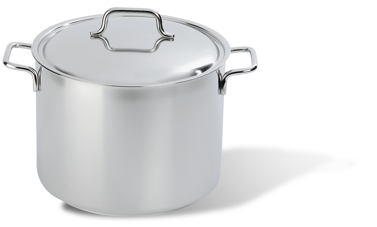 Garnek ze stali Silvinox 5L z pokrywką, Demeyere Apollo, Ø 20 cm