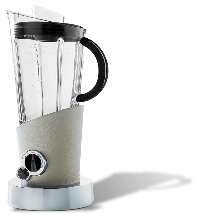 Wielofunkcyjny blender Vela z kremową skórą od Bugatti