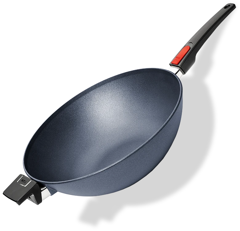 Wok z tytanową powłoką nieprzywierającą i odpinanym uchwytem, Ø 34 cm, marki WOLL.