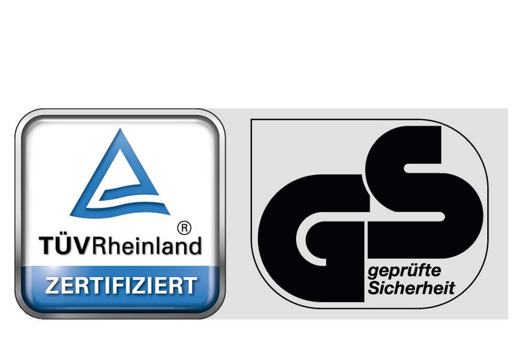 Wok Diamond Lite PRO z certyfikatami TÜV Rheinland i GS Certyfikaty TÜV Rheinland i GS na woku Diamond Lite PRO