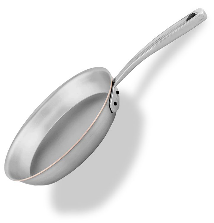 Ręcznie wykonywana patelnia stalowo-miedziana o średnicy 24 cm marki Falk