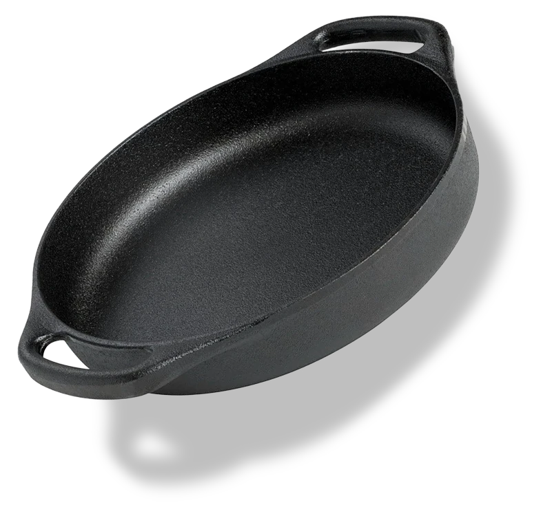 Żeliwna patelnia Skeppshult o średnicy 26 cm do smażenia i zapiekania.