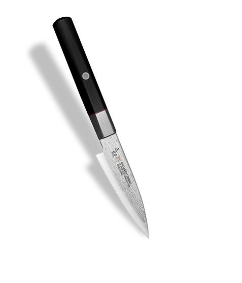 Japoński nóż Mcusta Zanmai, 33-warstwowy, 9 cm, do warzyw i owoców.