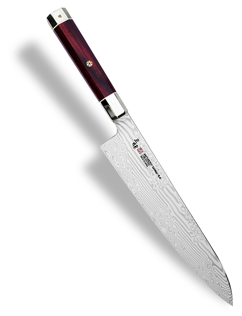 Elegancki nóż szefa kuchni Gyutoh z 33-warstwowej stali, 24 cm, Mcusta Zanmai
