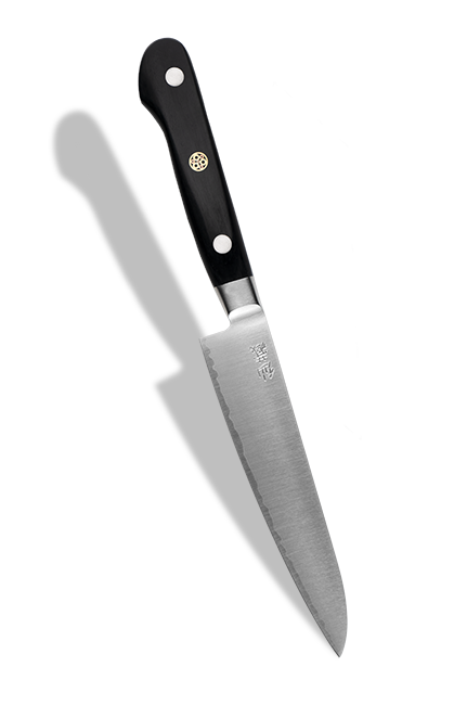 Japoński nóż Shotoh 13,5 cm z czarną rękojeścią, stal SG2