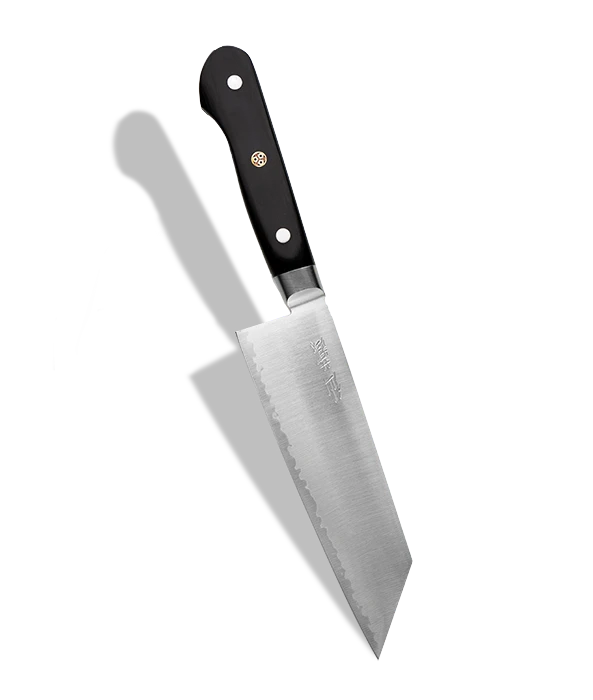 Japoński nóż Bunka Suncraft z ostrzem SG2 i czarną rękojeścią, 16,5 cm