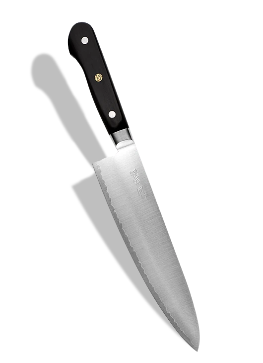 Japoński nóż kuchenny Gyutoh, stal SG2, 21 cm, Suncraft, z eleganckim uchwytem.