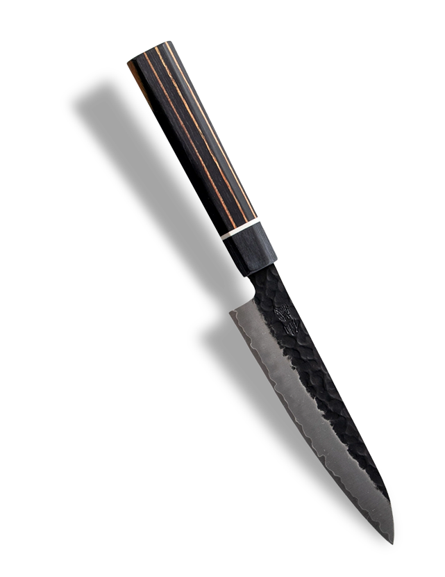 Japoński nóż Shotoh 13 cm z ostrzem ze stali SPG STRIX i elegancką rękojeścią