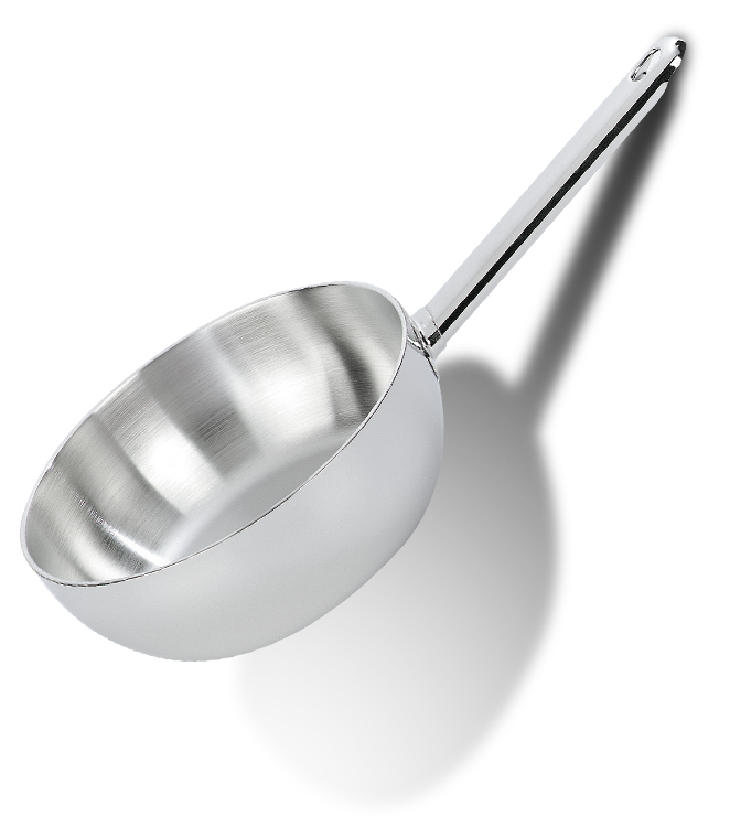Patelnia sauté Demeyere Apollo z polerowanej stali Silvinox, średnica 24 cm