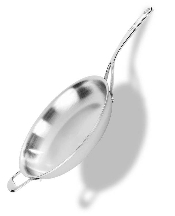Stalowa patelnia 7-warstwowa Demeyere Proline, Ø 32 cm, idealna do profesjonalnego gotowania.