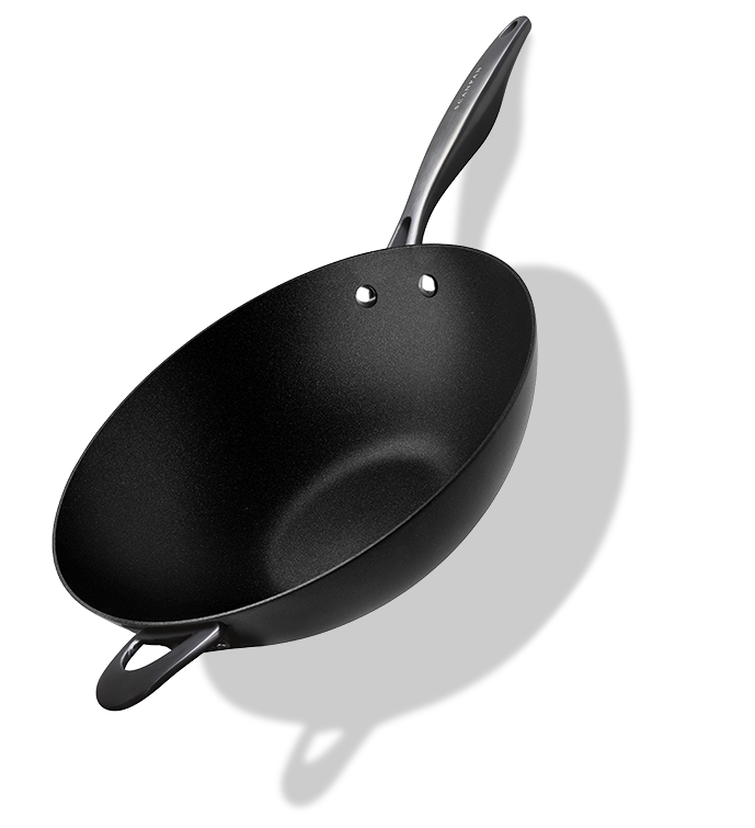 Tytanowo-ceramiczny wok Scanpan Ø 32 cm z wygodnym uchwytem