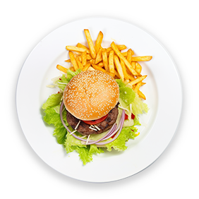grillowany hamburger 