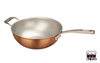Miedziany wok Falk Signature z wkładem do gotowania na parze, 4,5 litra, Ø 28 cm.