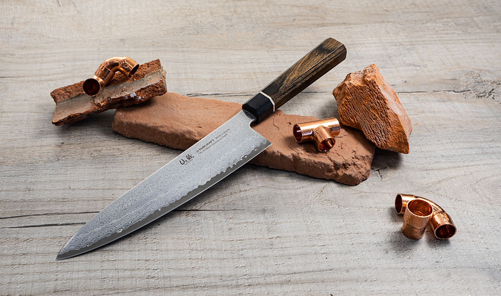 Nóż kucharza Gyutoh 20 cm Suncraft Black | Prestiżowa Kuchnia