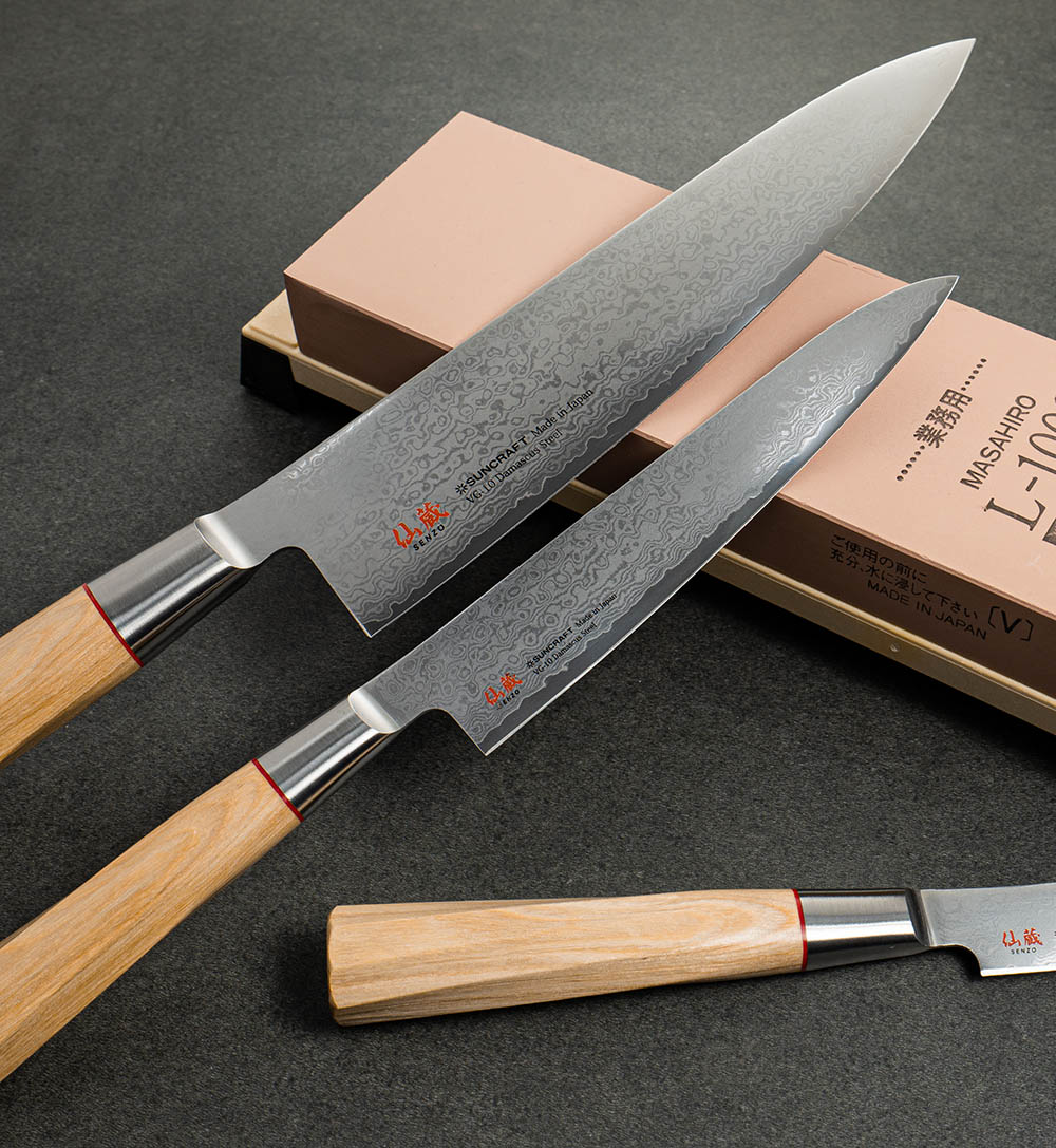 Nóż uniwersalny Shotoh 15 cm Suncraft Twisted Octagon | Prestiżowa