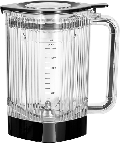 Czarny blender Enfinigy Zwilling z 5 funkcjami automatycznymi, luksusowy design.