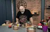 Miedziany garnek De Buyer Prima Matera z pokrywką, 5,7 l, stalowe uchwyty, kuchnia