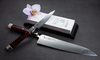 Mistrzowski nóż sushi Sujihiki Mcusta Zanmai Ultimate Aranami, stal VG-10, 24 cm.