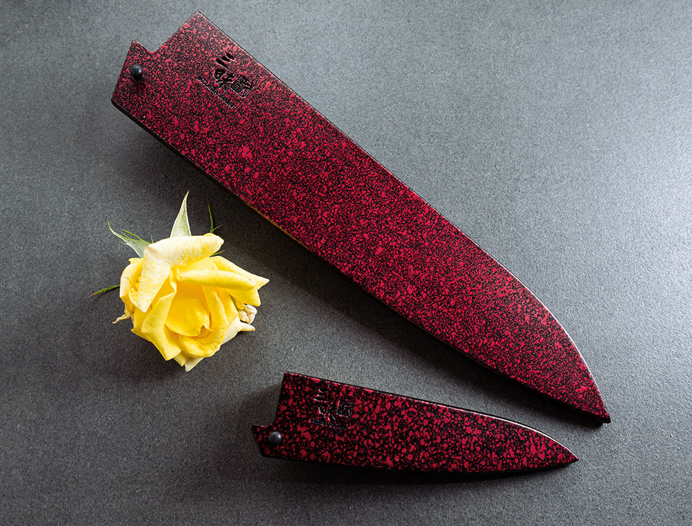 saya Saya do noża uniwersalnego 15 cm, drewno czerwonej magnolii