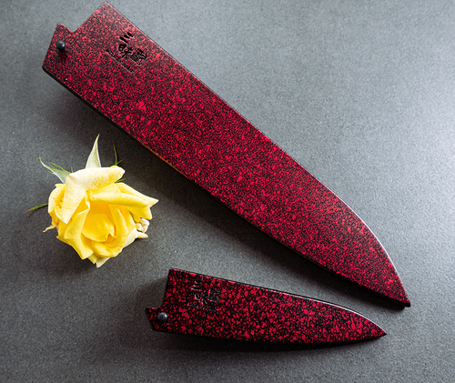 Saya do noża Sujihiki 24 cm Mcusta Zanmai z drewna czerwonej magnolii
