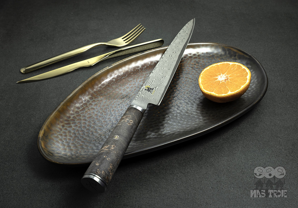 □１９１３年□５７３枚限定◇１８cm◇ ◇希少◇ Nóż do sashimi Sujihiki 24 cm Miyabi 5000 MCD 67 | Prestiżowa Kuchnia