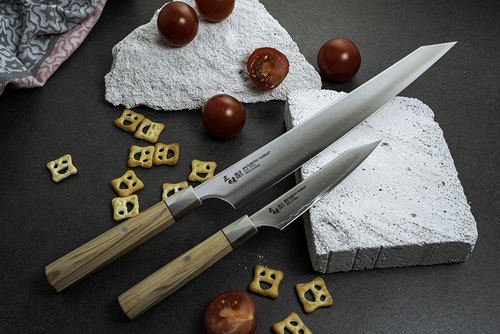 Nóż Mcusta Zanmai Beyond Sujihiki, 24 cm, stal Aogami Super
