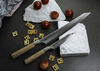 Japoński nóż Mcusta Zanmai Beyond Sujihiki, stal Aogami Super, idealny do sushi i sashimi.