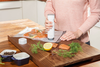 Zestaw Fresh & Save Zwilling - pojemnik 2L, woreczki i pompka próżniowa w kolorze morskim.