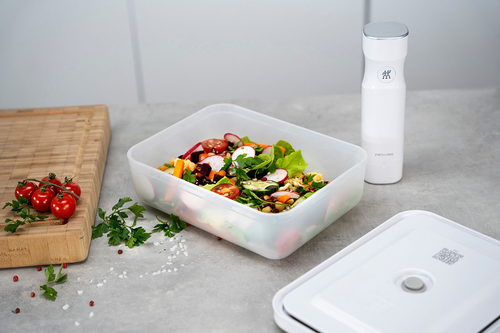 Duży zestaw Fresh & Save Zwilling do pakowania próżniowego, kolor morski.
