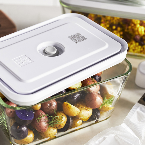Zestaw Fresh & Save Zwilling z pojemnikiem szklanym 1,6 l w kolorze morskim.