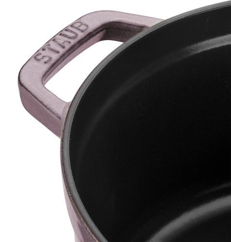 Sakura Staub żeliwny garnek różowy 1,7 l z powłoką nieprzywierającą