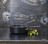 Scanpan TechnIQ tytanowo-ceramiczna patelnia z koszem, Ø 30 cm, idealna do duszenia