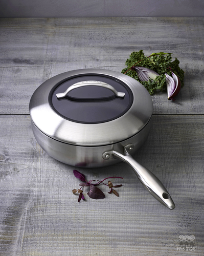 Scanpan CTX głęboka patelnia tytanowo-ceramiczna z pokrywką, Ø 26 cm
