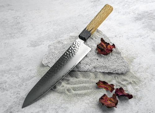 Sakai Takayuki Urushi Kokushin japoński nóż kucharza Gyutoh 24 cm