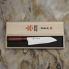 Minamo-Kaze Kanetsune - japoński nóż Santoku 18 cm w eleganckim etui.