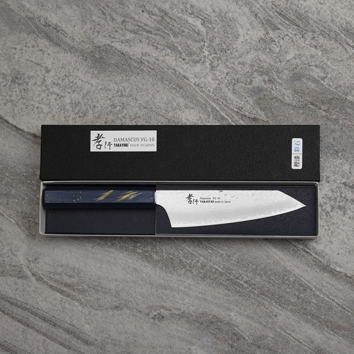 Urushi Sakai Takayuki nóż japoński Kengata 16 cm, stal VG-10, elegancja samurajów.