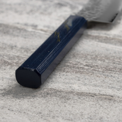 Japoński nóż Santoku Sakai Takayuki Urushi Saiseki, 33-warstwowy, stal VG-10, 17 cm, elegancja samurajów.