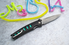 Katana Black-Green Mcusta, składany nóż japoński VG-10, 8,5 cm.
