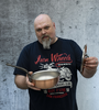 Patelnia sauté Falk Fusion z miedzi i żeliwa, idealna na indukcję.