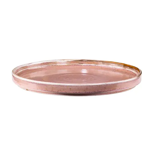 Porcelanowe talerze Morning Star Verlo różowe Ø 25 cm
