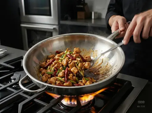Stalowy wok Demeyere Specialities z uchwytem, Ø 32 cm, gotowanie na kuchence
