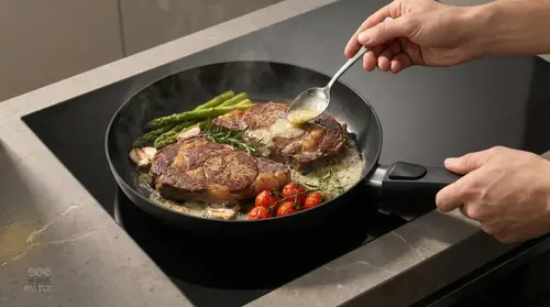 Scanpan Urban patelnia tytanowo-ceramiczna 32 cm z odpinanym uchwytem