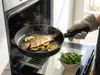 Produkt – patelnia z pieczoną rybą i cytryną, wyjmowana z piekarnika