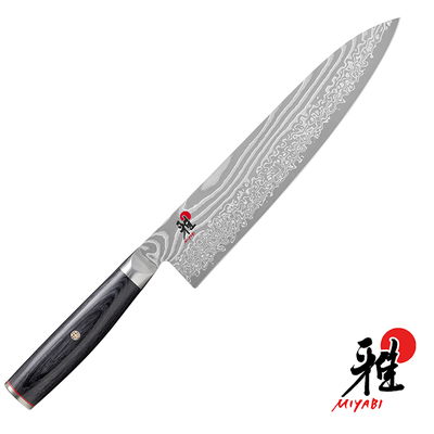 5000 FCD - 49-warstwowy, damasceński japoński nóż kucharza, Gyutoh 24 cm, Miyabi