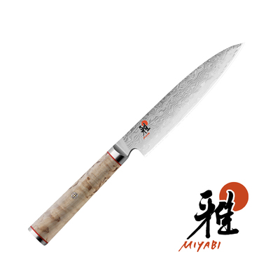 5000 MCD - 100-warstwowy, mistrzowski damasceński nóż uniwersalny, Chutoh, 16 cm, Miyabi