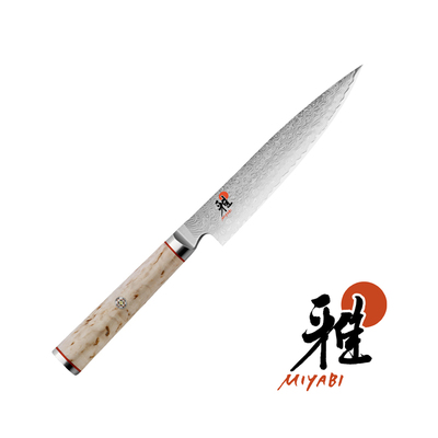 5000 MCD - 100-warstwowy, mistrzowski damasceński nóż uniwersalny, Shotoh, 13 cm, Miyabi