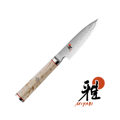 5000 MCD - 100-warstwowy, mistrzowski damasceński nóż do warzyw i owoców, Shotoh, 9 cm, Miyabi