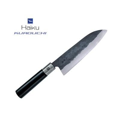 Haiku Kurouchi Tosa - Mistrzowski, japoński nóż Santoku, 16,5 cm, Chroma