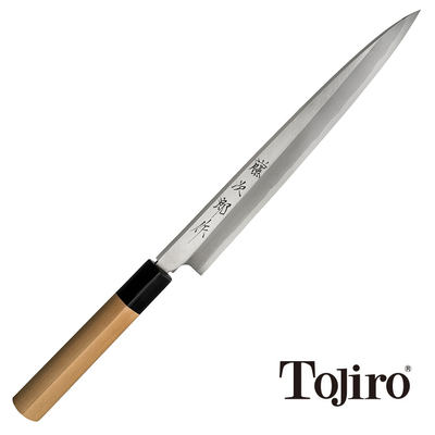 Aogami - Japoński, ręcznie kuty nóż Yanagi Sashimi, 33 cm, Tojiro